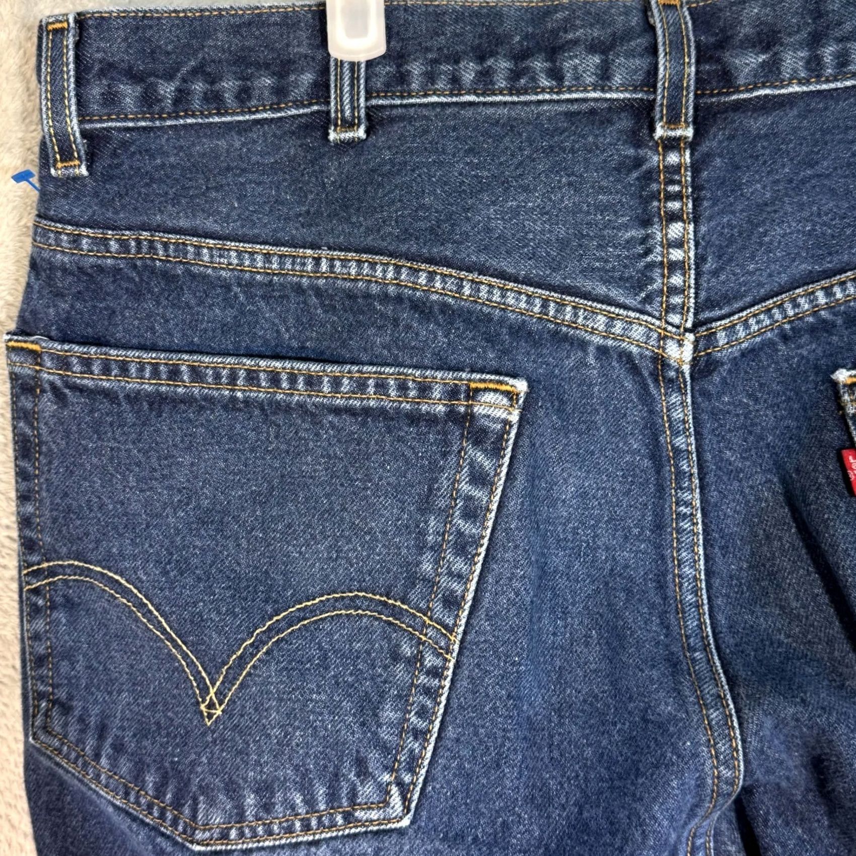 Levi's Levi’s 505 Jeans Men’s 38 x 34 Blue Denim Stretch Mid-Rise Straight Leg Size US 38 / EU 54 - 6 Thumbnail