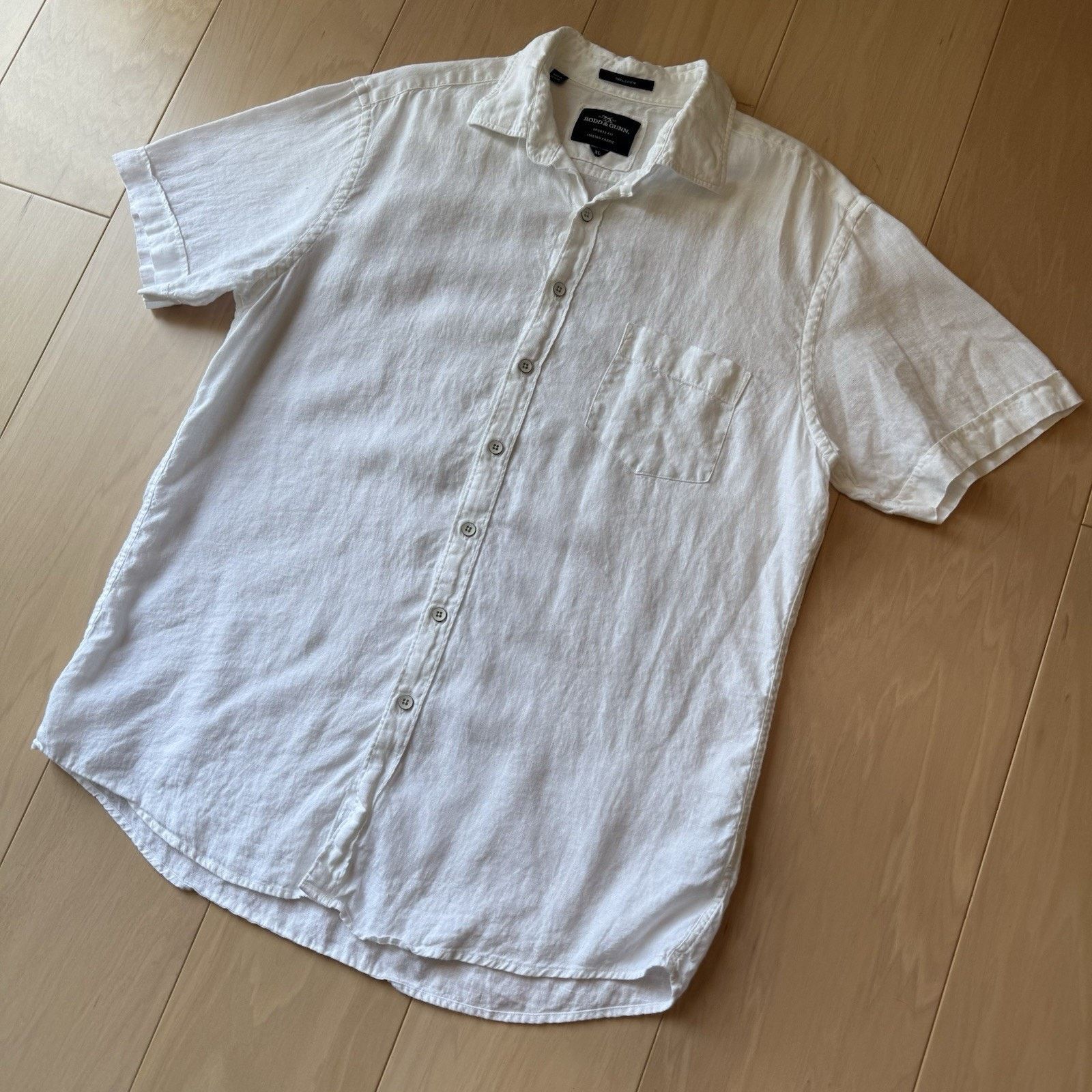 Rodd & Gunn Rodd & Gunn Linen Shirt XL White Casual Short Button Up Size US XL / EU 56 / 4 - 8 Thumbnail