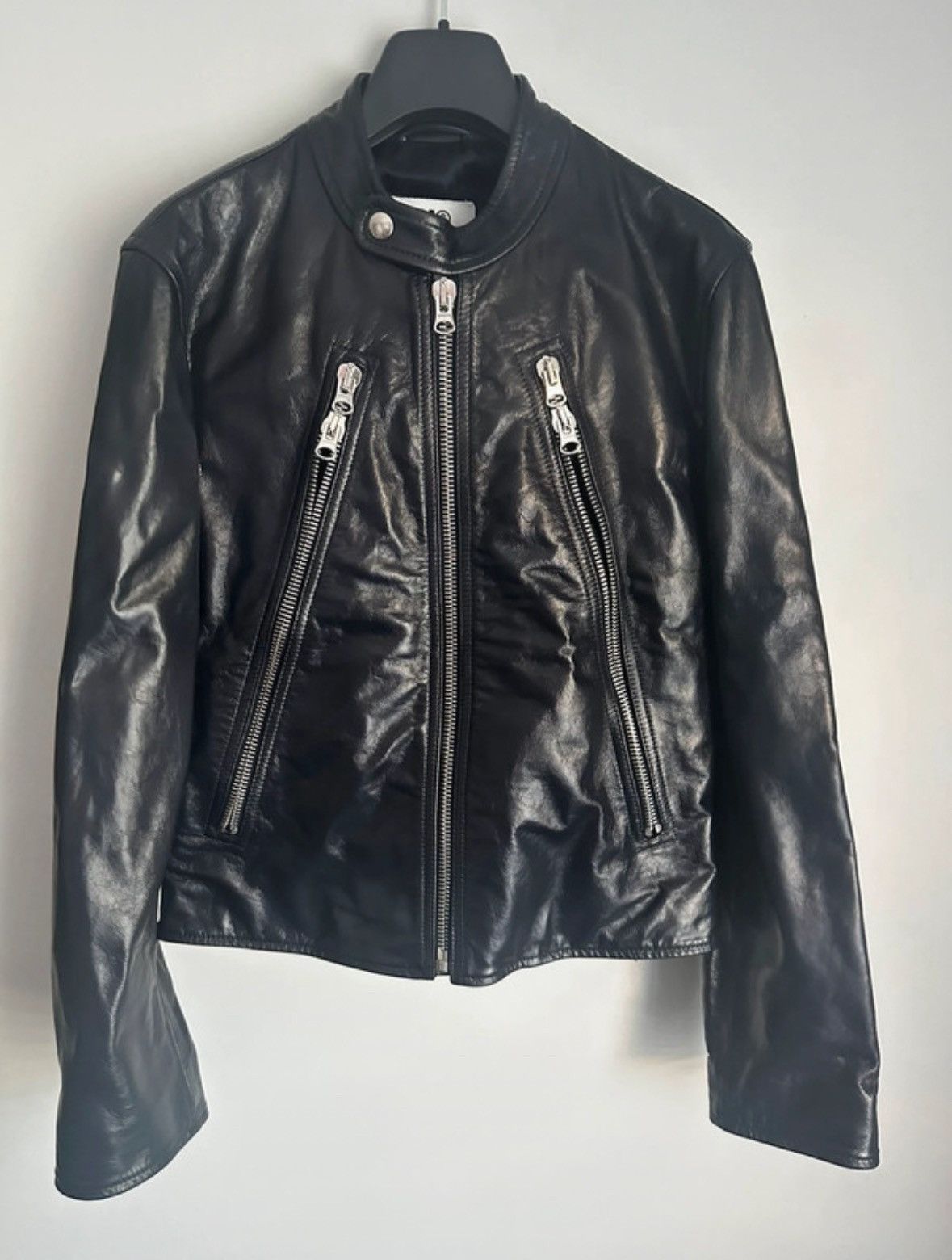 Maison Margiela MM6 Maison Margiela Leather Jacket For Woman Size XS / US 0-2 / IT 36-38 - 1 Thumbnail