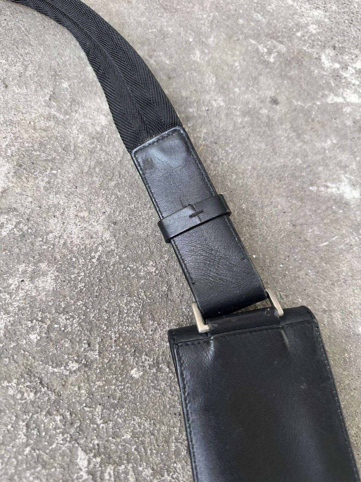 Prada Prada - Archive S/S1999 Holster Crossbody Leather Bag Black Size ONE SIZE - 12 Thumbnail