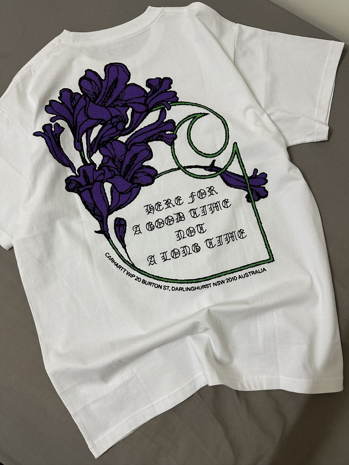 Carhartt Wip CARHARTT WIP JACARANDA T WHITE EXCLUSIVE SYDNEY AUS RELEASE Size US S / EU 44-46 / 1 - 1 Thumbnail