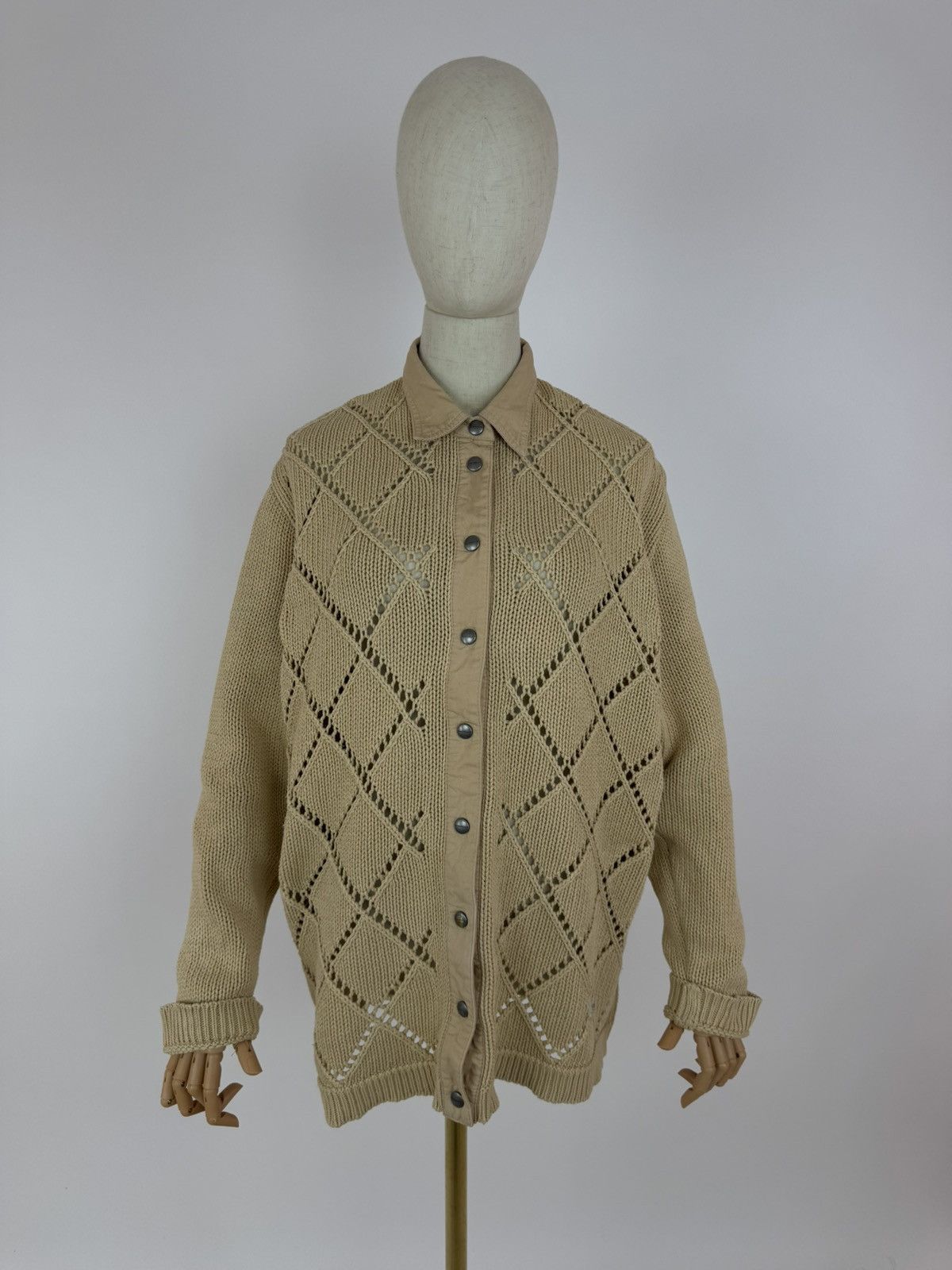 Designer BLUE WILLI’S Cardigan Blue Willis Laces size L-XL Size XL / US 12-14 / IT 48-50 - 1 Thumbnail