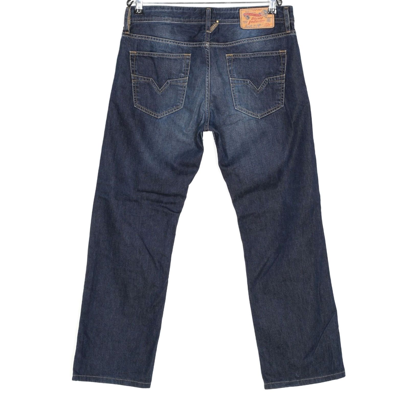 Diesel DIESEL LARKEE 0831T Jeans Men 32x29 Regular Straight DZ7143 Blue Lounge Size US 32 / EU 48 - 2 Thumbnail