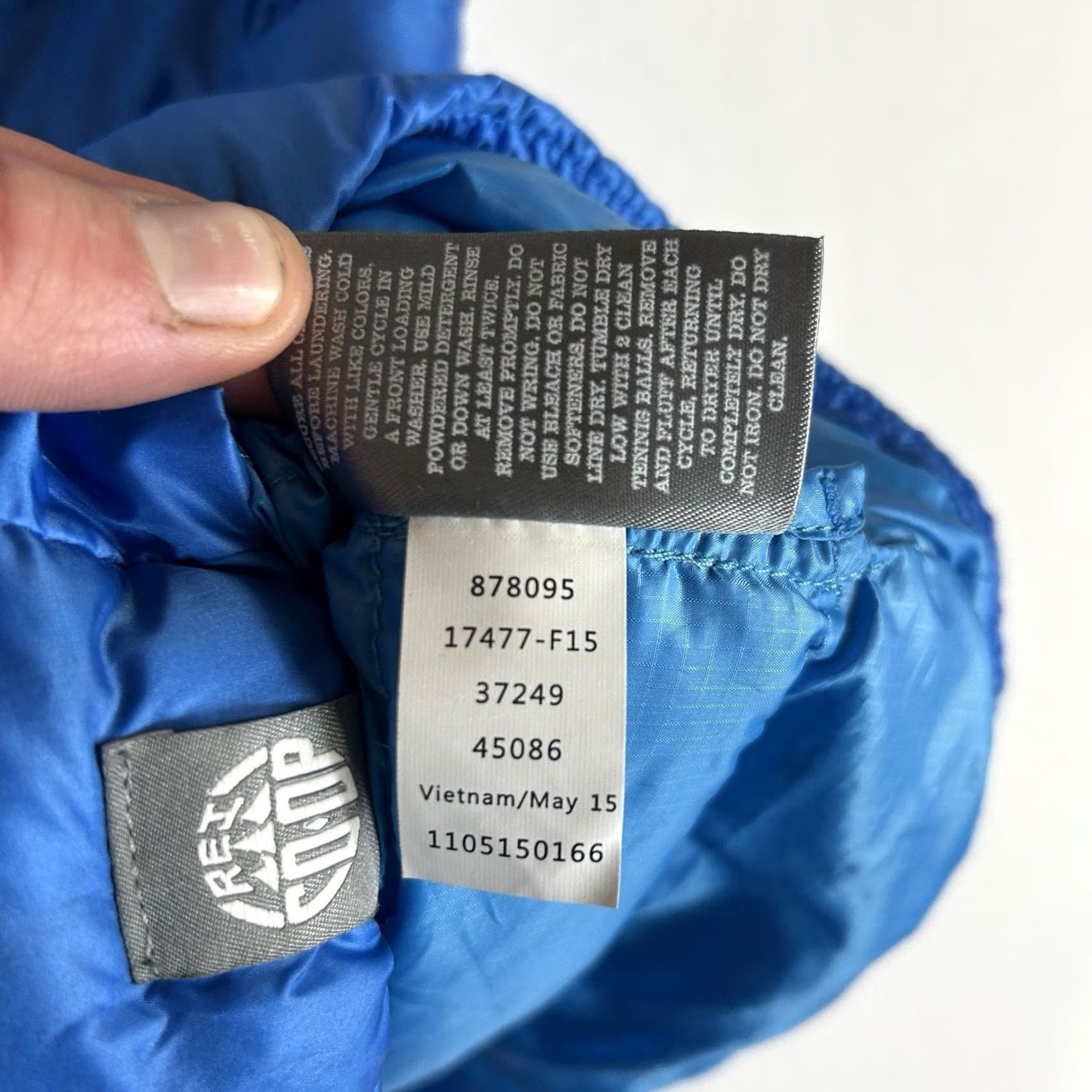 Vintage REI Co Op Down Puffer Vest Womens XS Blue Ultralight Insulated Full Zip Pockets Size XS / US 0-2 / IT 36-38 - 5 Thumbnail
