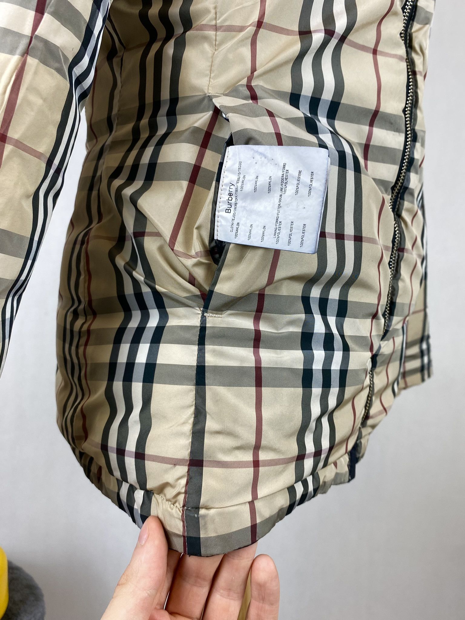 Burberry × Designer Burberry reversible jacket nova check two sided puffer Size L / US 10 / IT 46 - 21 Thumbnail