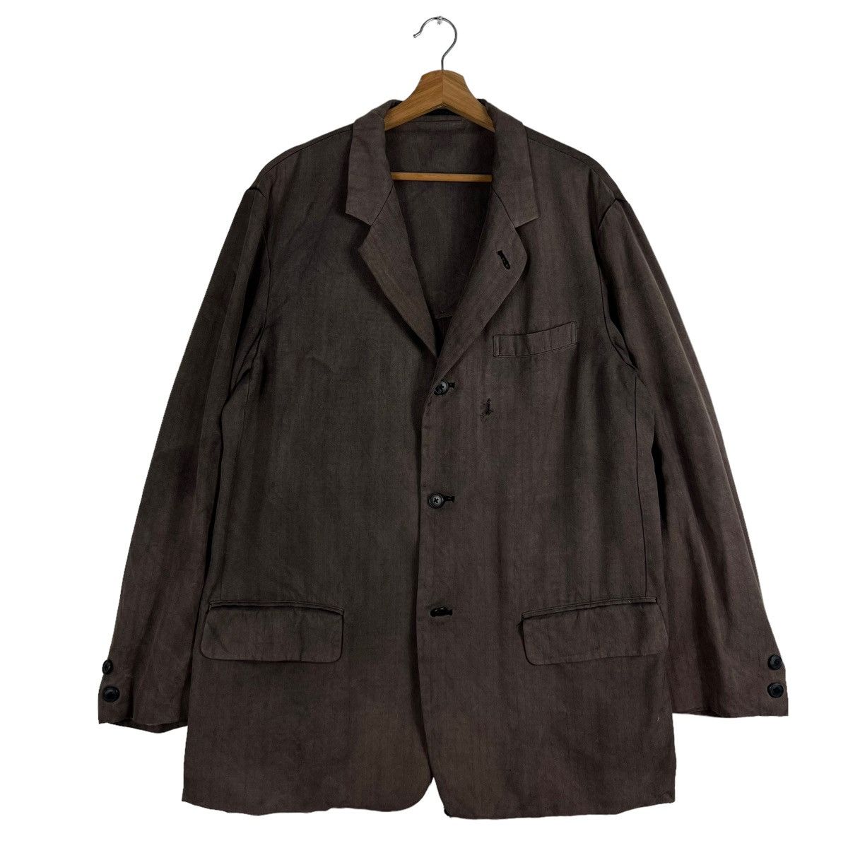 Yohji Yamamoto 🔥RICH BROWN VTG Y’S FOR MEN YOHJI YAMAMOTO CHORE JACKET Size US M / EU 48-50 / 2 - 1 Thumbnail