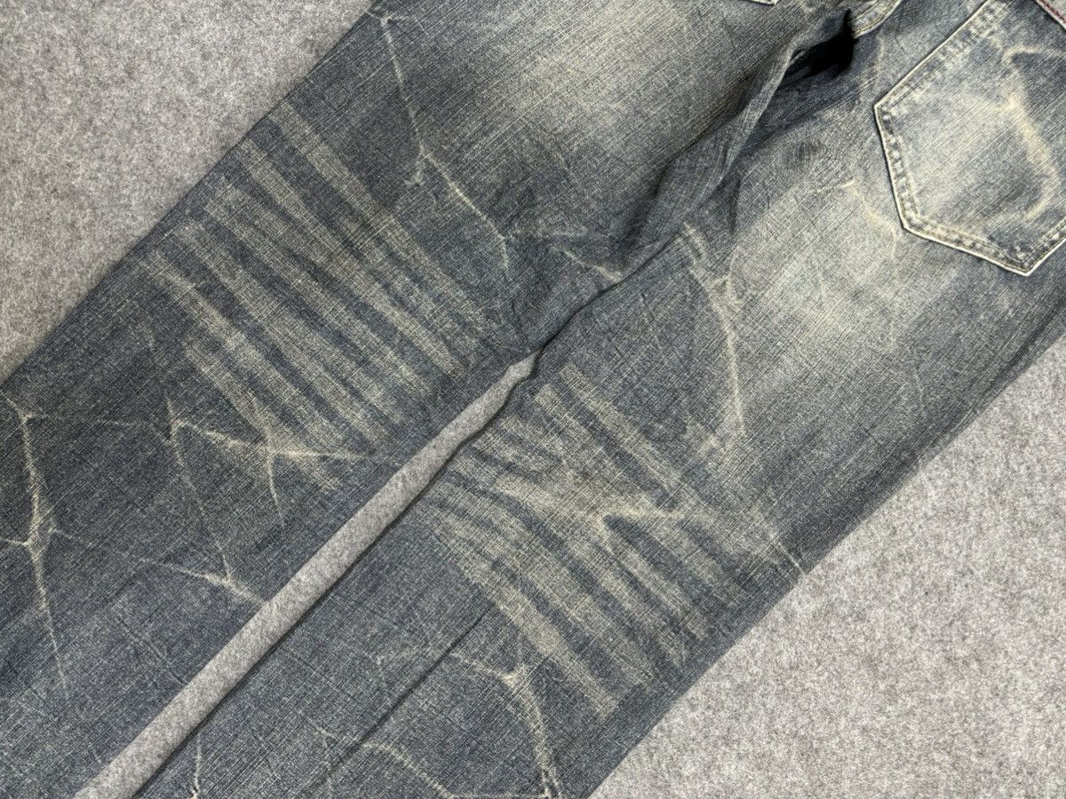 Japanese Brand × Seditionaries 💥Insane 90s Style💥Superubis Valetta Cracked Fades Denim F499 Size US 32 / EU 48 - 18 Thumbnail