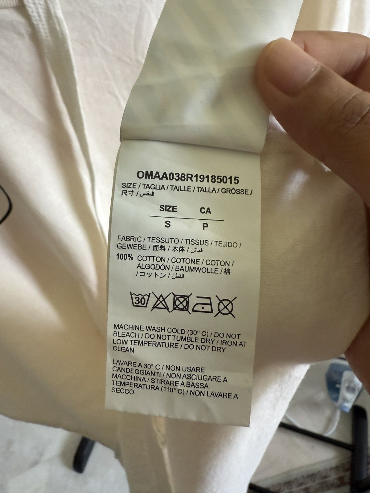 Off-White Off white "impressionism" oversize tee Size US XL / EU 56 / 4 - 9 Thumbnail