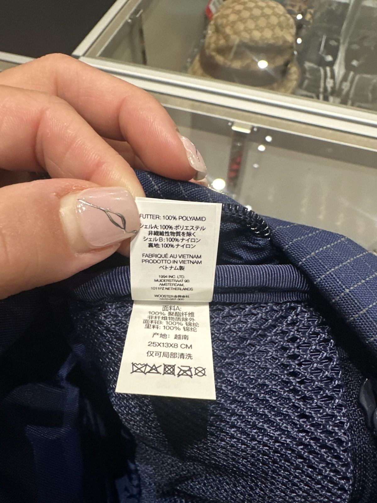 Supreme Supreme Grid Waist-bag Navy Size ONE SIZE - 5 Thumbnail