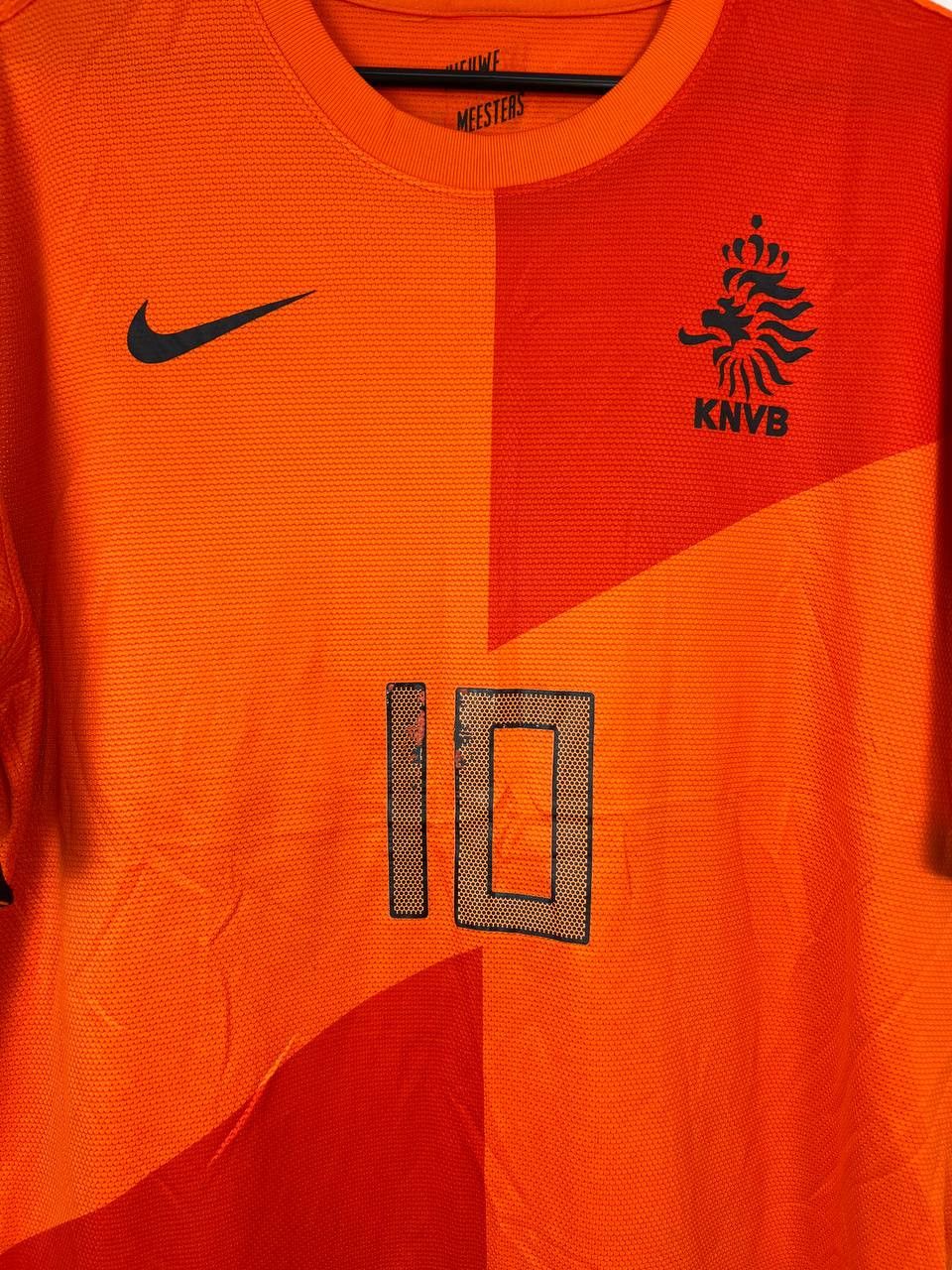 Nike NETHERLANDS 2014 HOME SHIRT SNEIJDER #10 SOCCER NIKE SIZE L Size US L / EU 52-54 / 3 - 2 Thumbnail