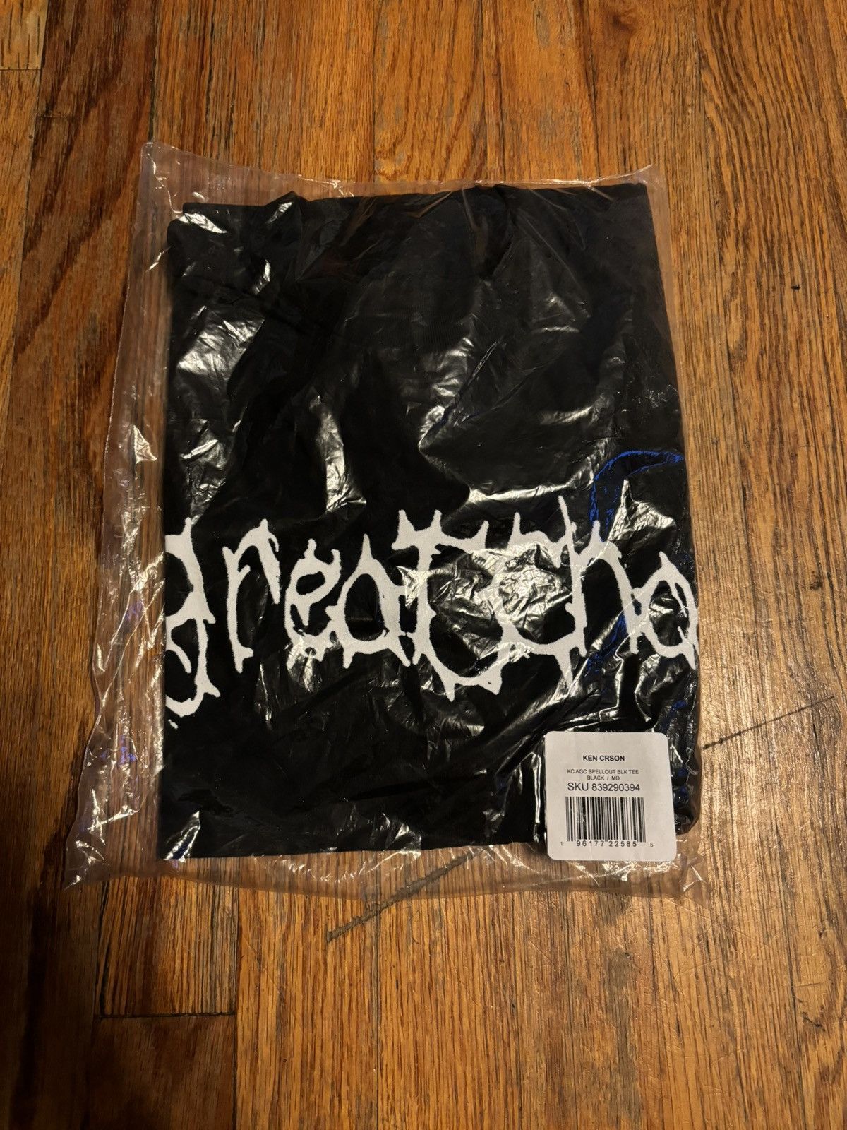 Ken Carson A Great Chaos Agc Spellout Tee Black