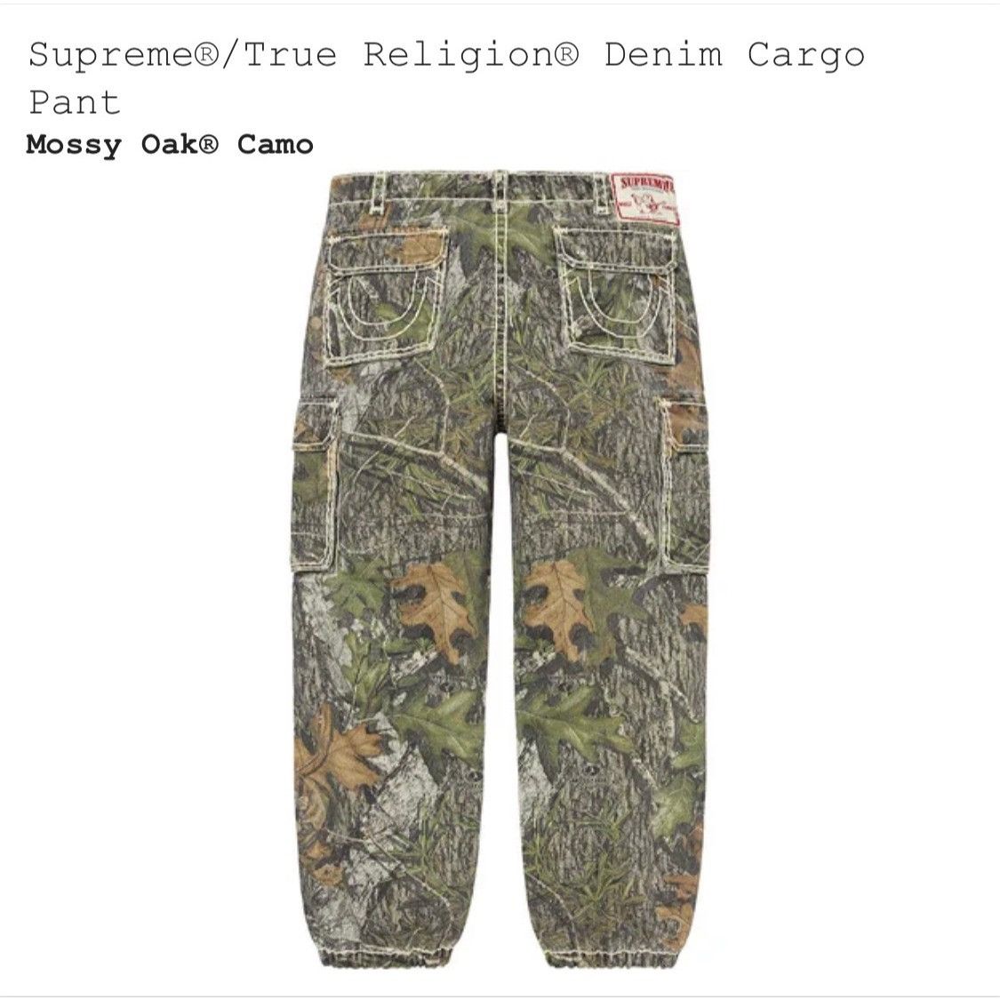 Supreme × True Religion SUPREME X TRUE RELIGEON CAMO DENIM Supreme × True Religion SUPREME X TRUE RELIGEON CAMO DENIM