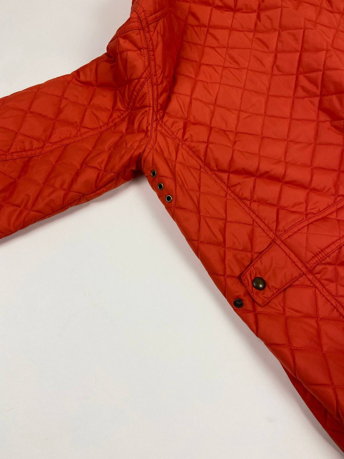 Polo Ralph Lauren Quilted Jacket Orange Lightweight Field Coat L Snap Zip Rare Size US L / EU 52-54 / 3 - 10 Thumbnail