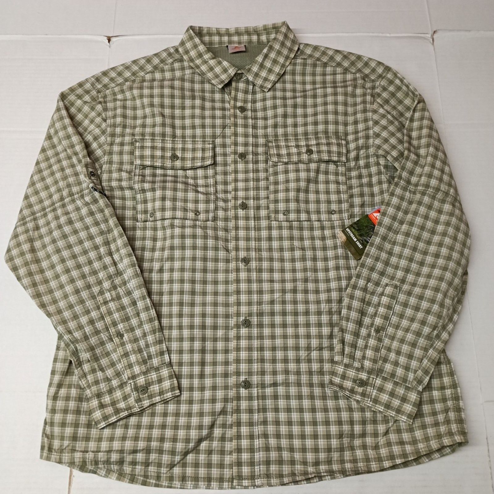 Other Ozark Trail Shirt Mens L Green Plaid Vented Roll Tab Sleeves Size US L / EU 52-54 / 3 - 1 Thumbnail
