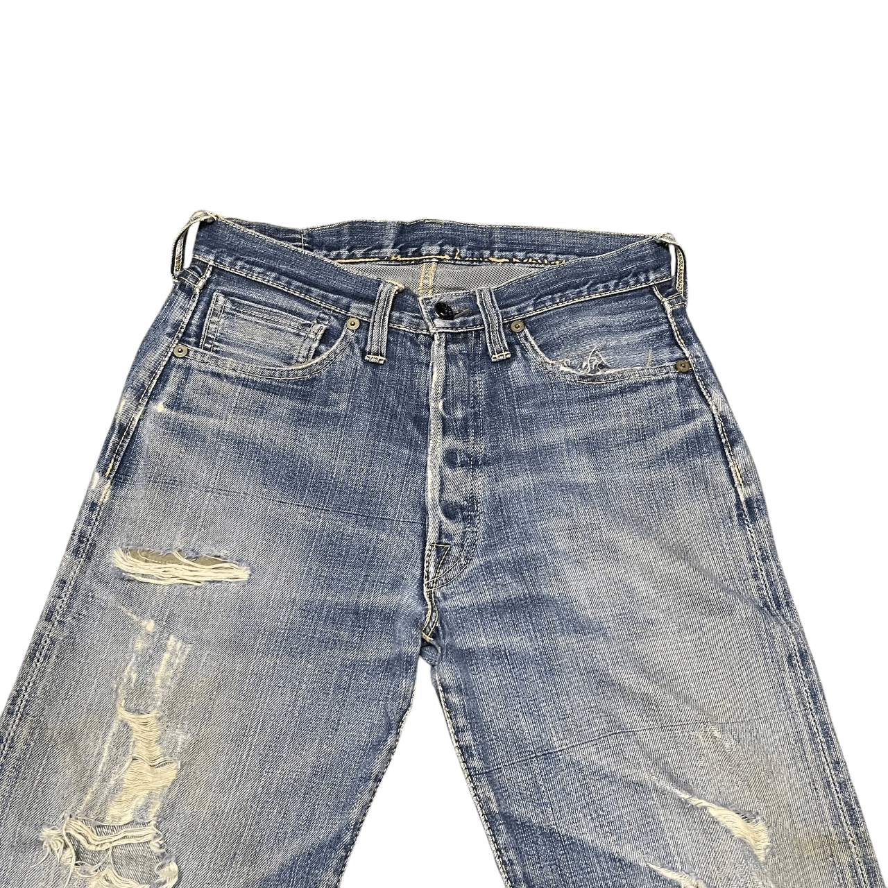 The Real McCoy's Vintage Joe McCoy's Selvedge Denim Size US 28 / EU 44 - 2 Thumbnail