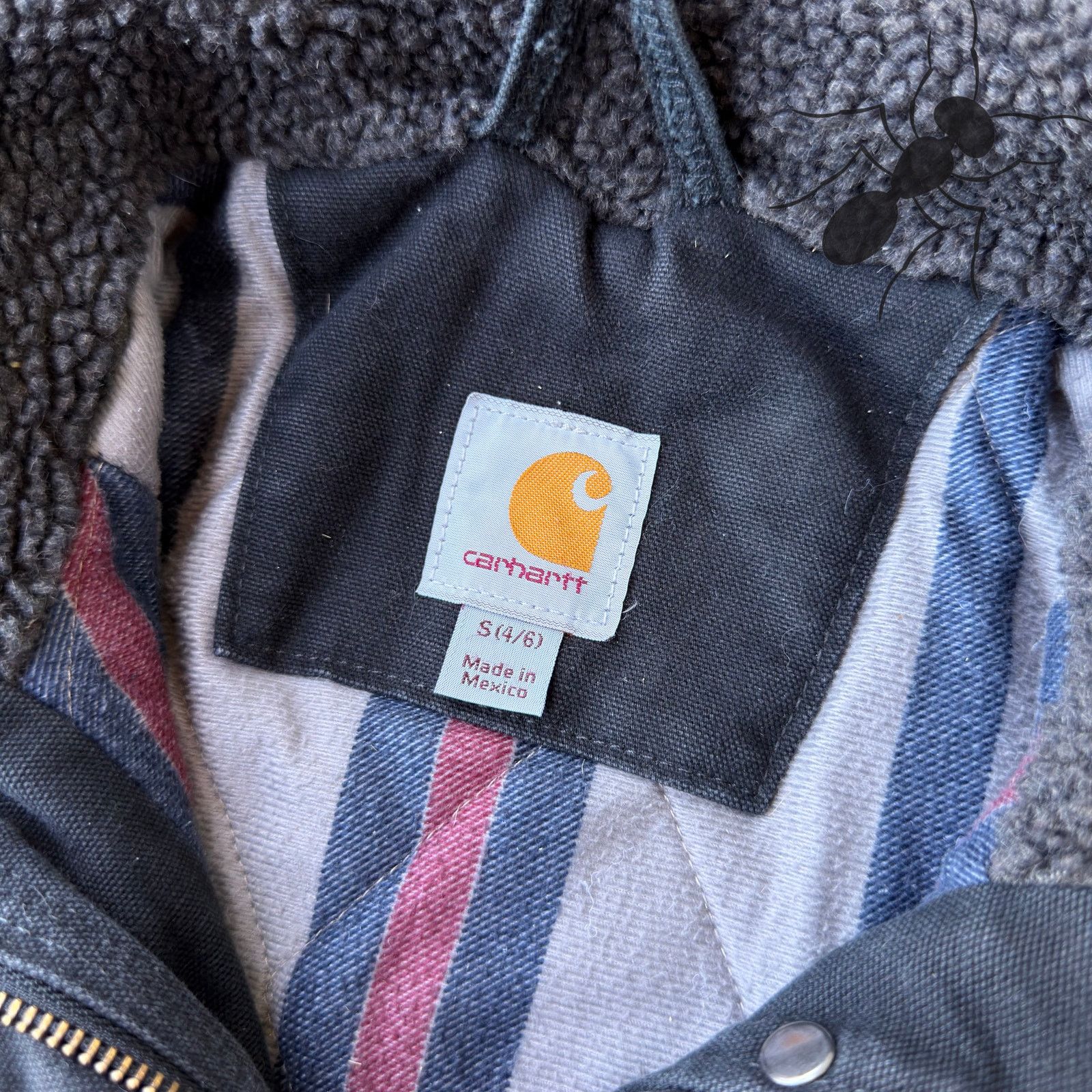 Carhartt × Vintage Carhartt black button up chore work wear jacket Size US S / EU 44-46 / 1 - 5 Thumbnail