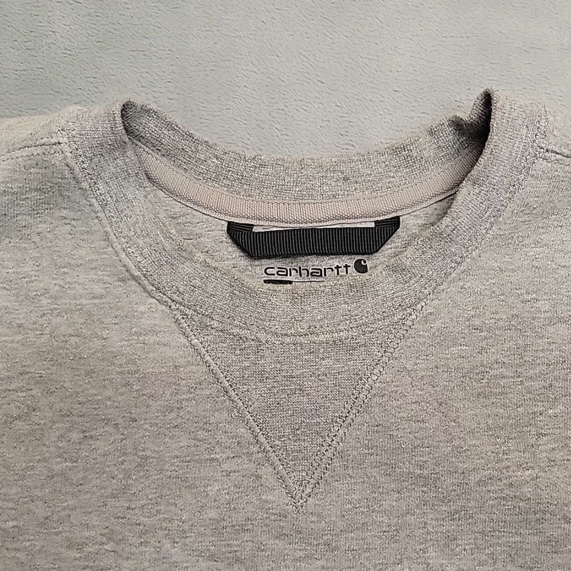 Carhartt VINTAGE Carhartt Sweatshirt Mens L Gray Loose Heavyweight Workwear Fleece Crewneck K124 Size US L / EU 52-54 / 3 - 6 Thumbnail