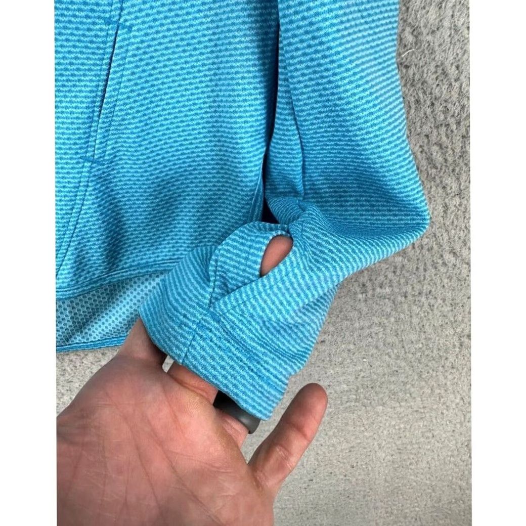 Nike Nike Shirt Womens Medium Blue Polka Dot Dri-Fit Nylon Blend Cowl Neck Activewear Size M / US 6-8 / IT 42-44 - 6 Thumbnail