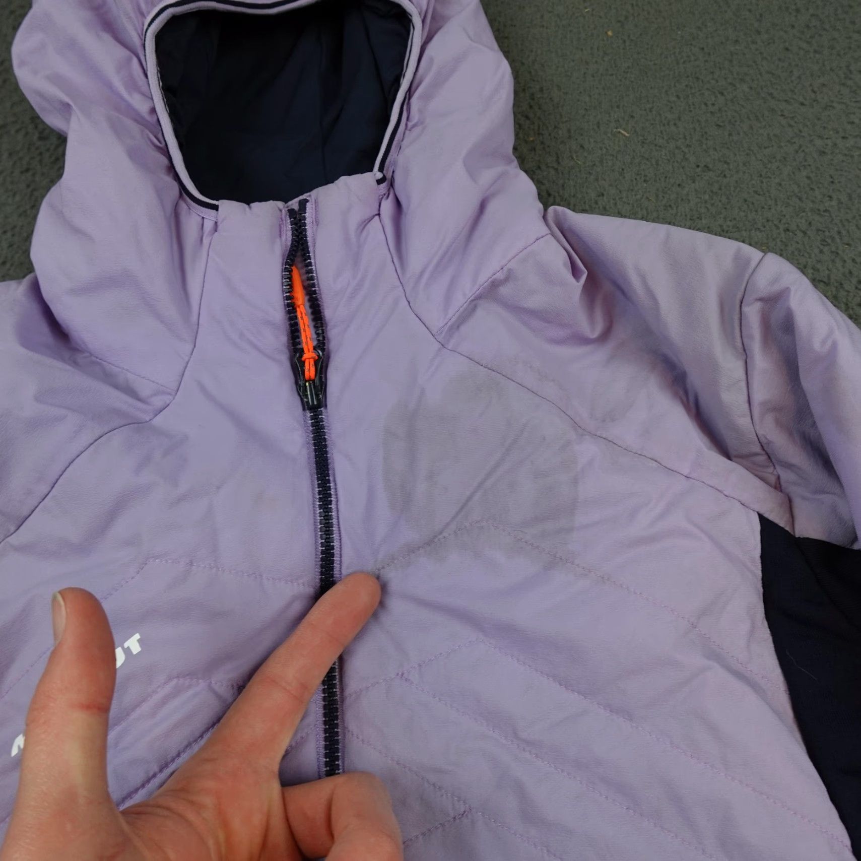 Mammut Mammut Jacket Womens M Purple Hooded Insulated Softshell Full Zip Hiking Size M / US 6-8 / IT 42-44 - 4 Thumbnail