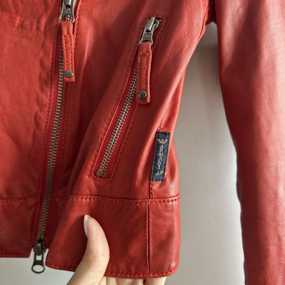 Emporio Armani leather jacket Armani Jeans Size XS / US 0-2 / IT 36-38 - 9 Thumbnail
