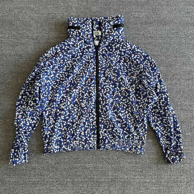 Kenzo KENZO Lightweight Blue Floral Jacket for Women . Size S / US 4 / IT 40 - 1 Thumbnail