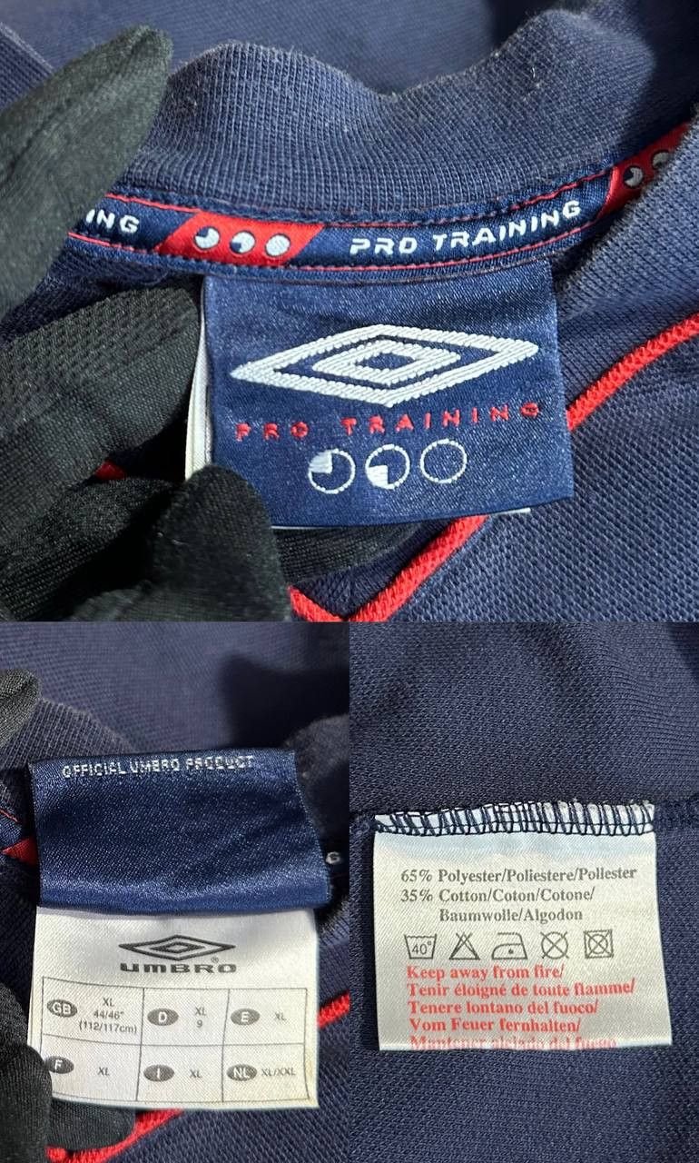 Umbro × Vintage Umbro pro training 2000/2001 England Nationwide shirt jersey Size US XL / EU 56 / 4 - 9 Thumbnail