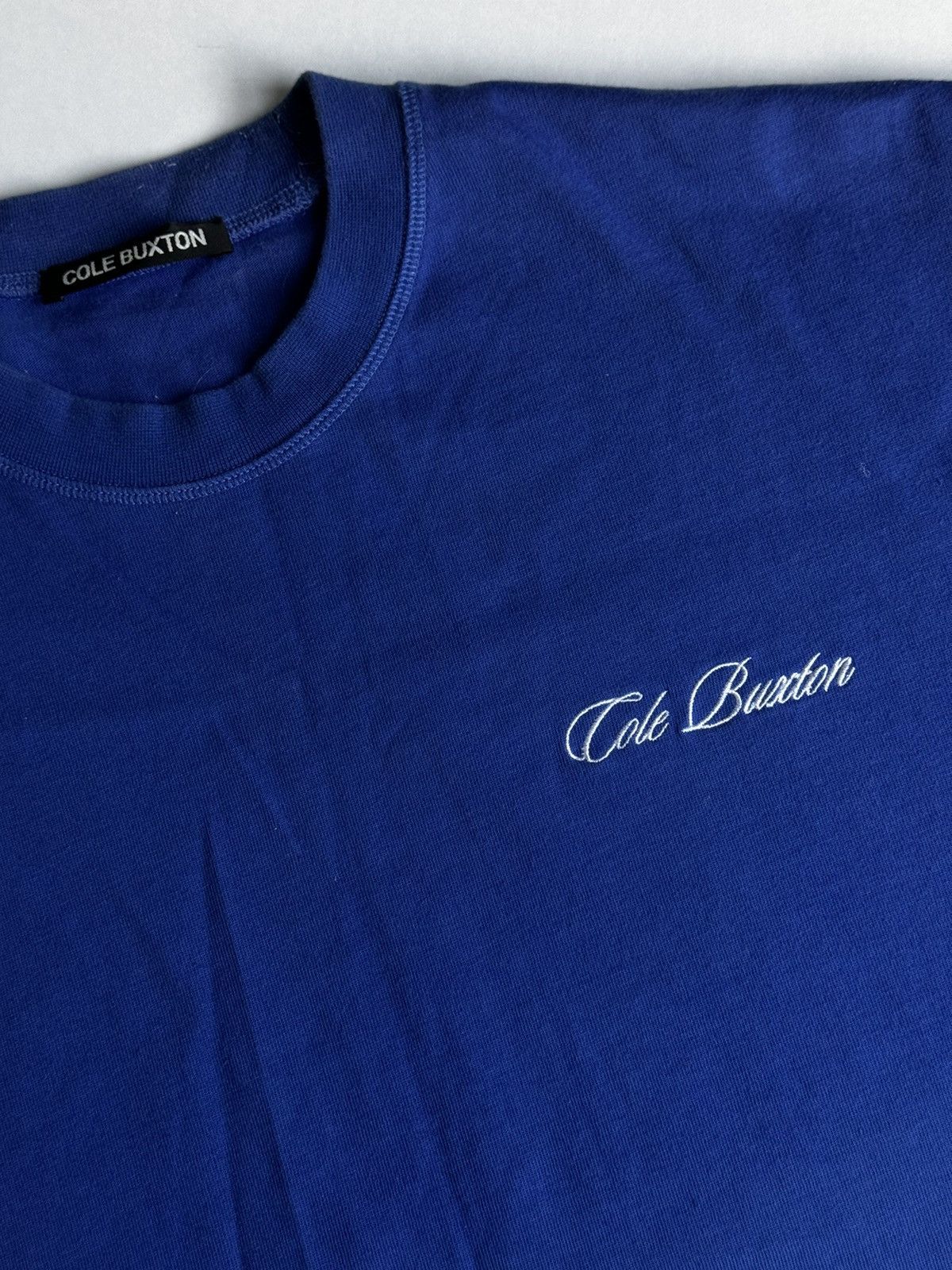 Cole Buxton Cole Buxton Embroidery T-Shirt Size US XL / EU 56 / 4 - 1 Thumbnail