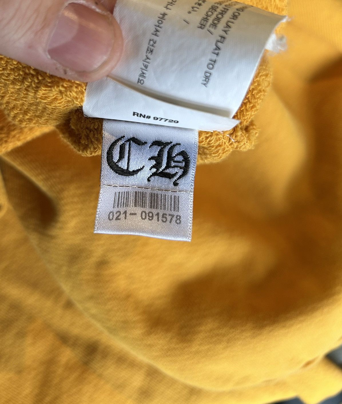 Chrome Hearts Chrome Hearts mustard script hoodie Size US M / EU 48-50 / 2 - 15 Thumbnail