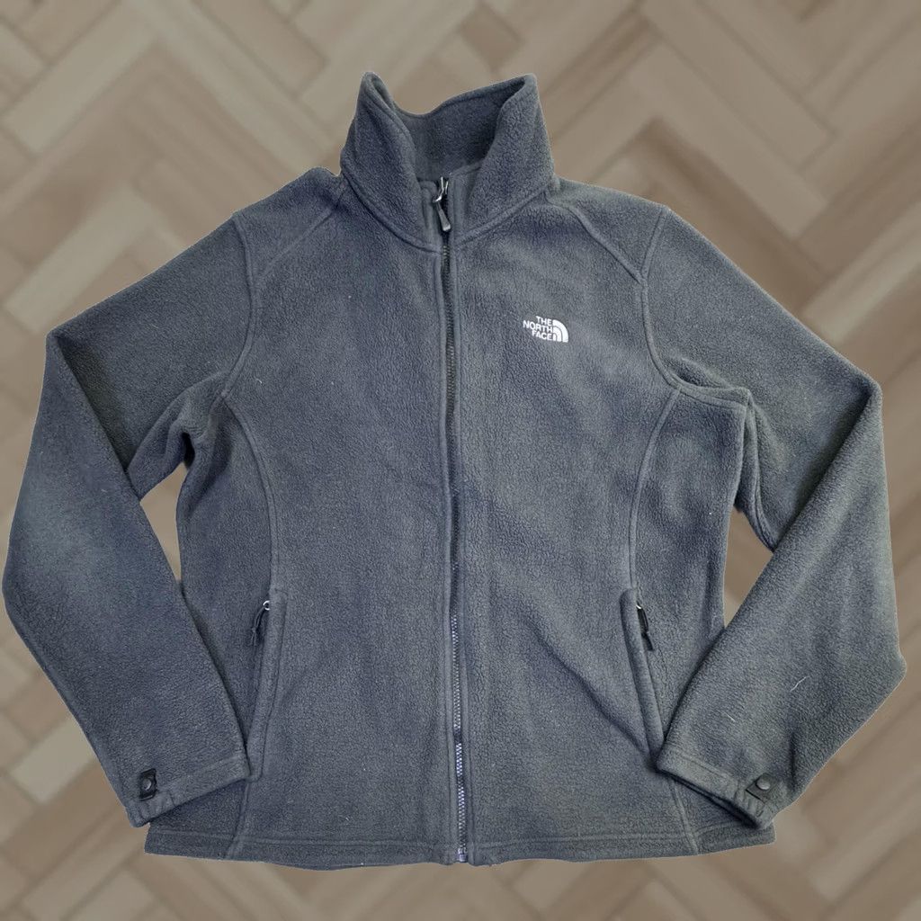 The North Face The North Face Jacket Womens XL Gray FlashDry Fleece Full Zip Collared Soft Size XL / US 12-14 / IT 48-50 - 1 Thumbnail