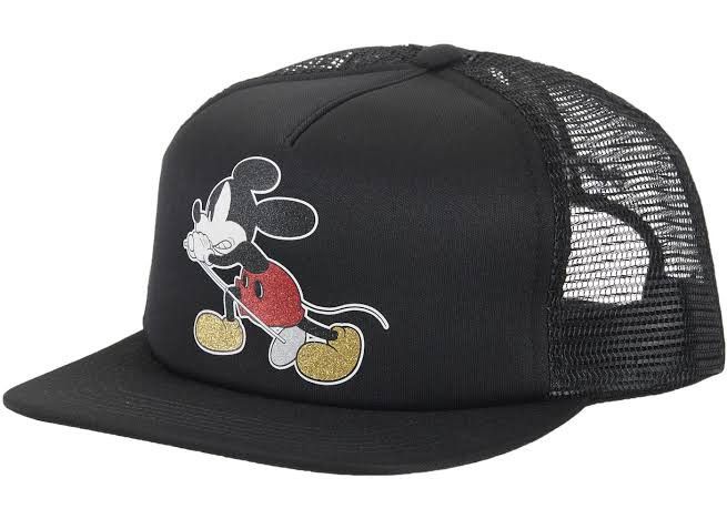 Number (N)ine × Supreme Supreme Number Nine Mickey Mesh Back 5 Panel Trucker Black Size ONE SIZE - 1 Thumbnail