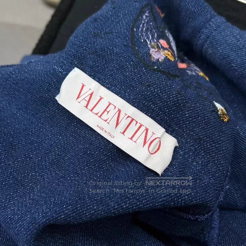 Valentino Valentino Heavy denim robe jacket Size L / US 10 / IT 46 - 8 Thumbnail