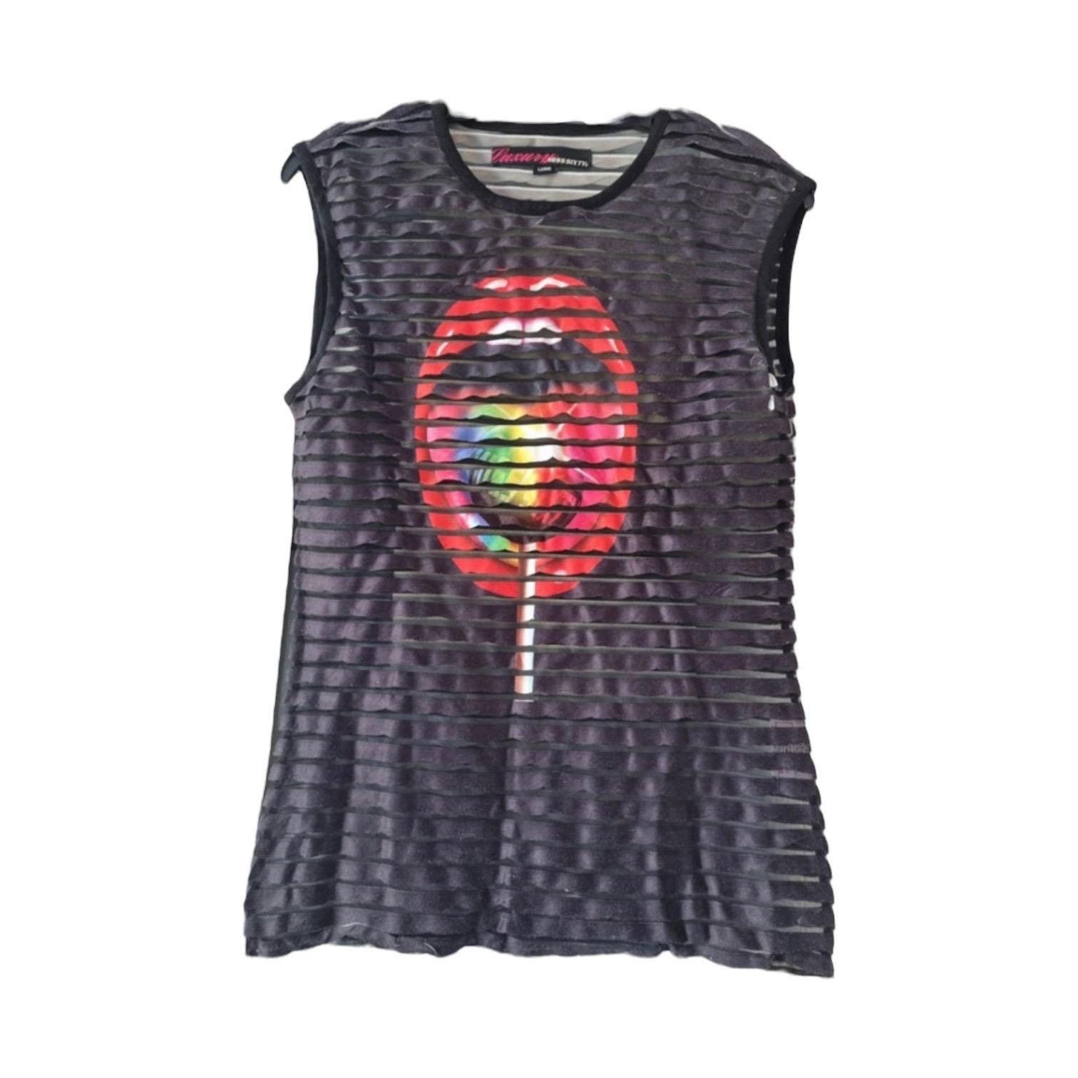 Miss Sixty The Miss Sixty Lips & Lolipop Tee Size ONE SIZE - 1 Thumbnail