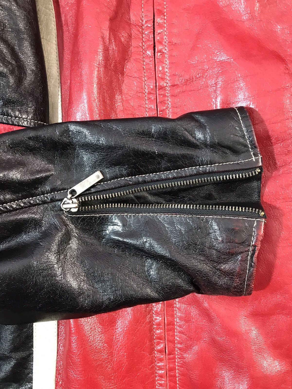 Vintage Vintage Leather Racing Moto Jacket Size US L / EU 52-54 / 3 - 5 Thumbnail