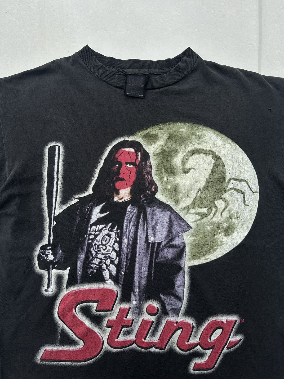 Rap Tees Vintage 90’s Sting NWA/NWO Wrestling USA rare Giant tag Size US M / EU 48-50 / 2 - 1 Thumbnail