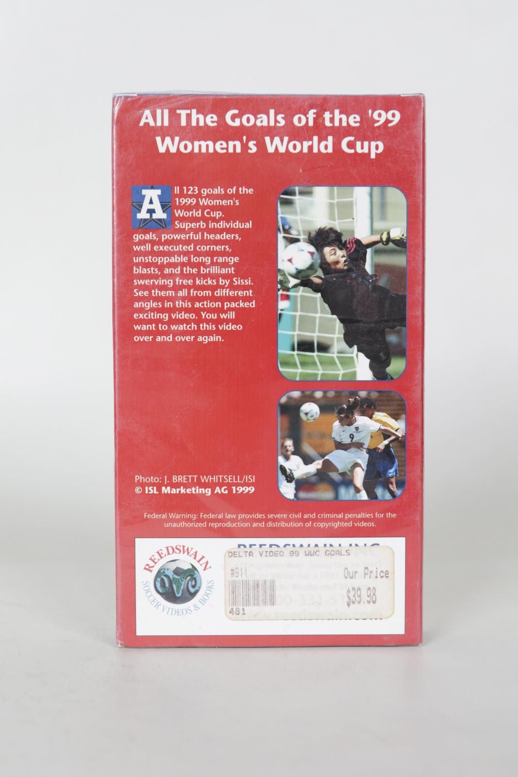 Other 99' Reedswain All The Goals Of The USA Women's World Cup VHS Size ONE SIZE - 3 Thumbnail