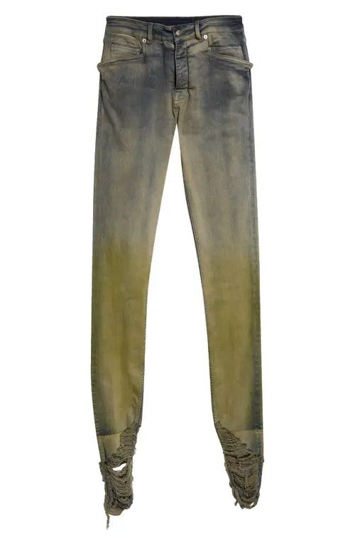 Rick Owens o1y0325 Denim Pant in Multicolor Size US 32 / EU 48 - 1 Thumbnail