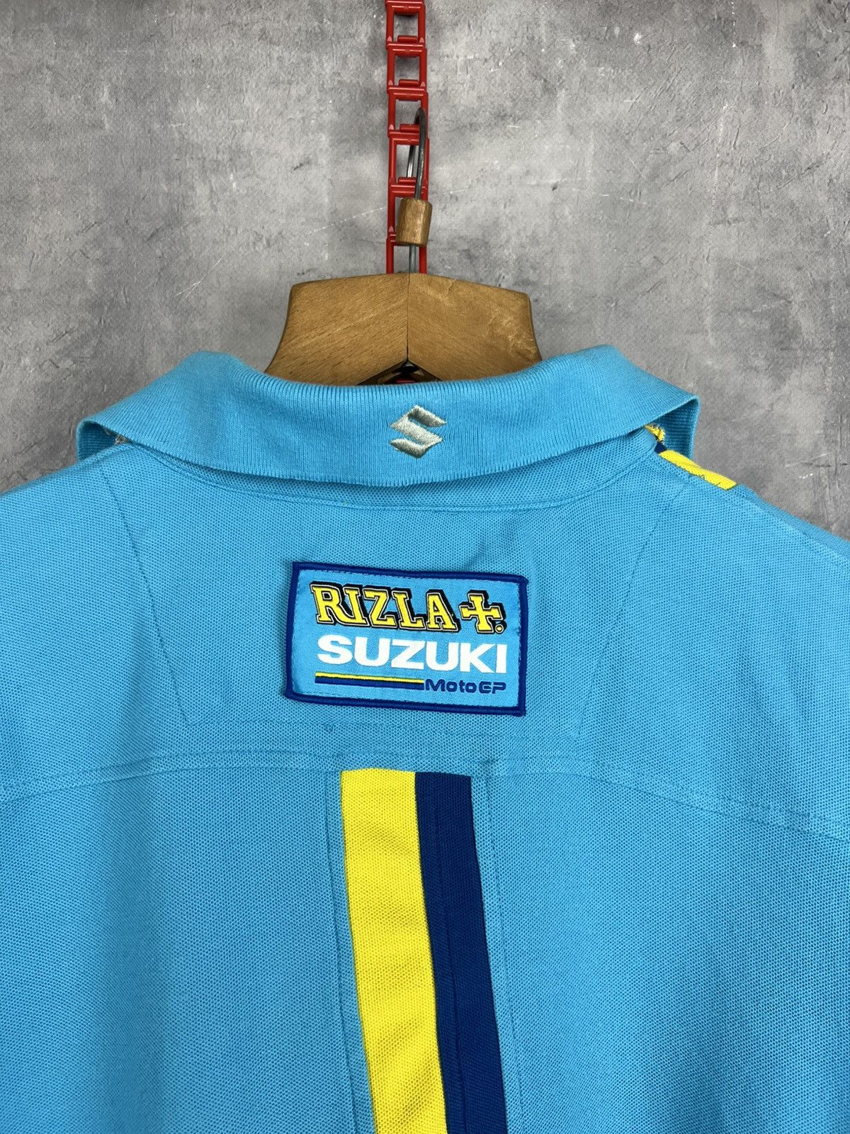 Vintage Suzuki Rizla Racing MotoGP - Polo Shirt size xl Size US XL / EU 56 / 4 - 10 Thumbnail