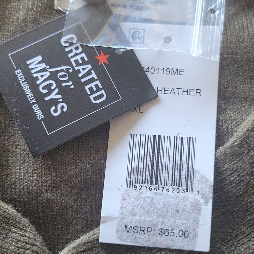 Weatherproof WEATHERPROOF Henley Sweater. Size XXL Size US XL / EU 56 / 4 - 7 Thumbnail