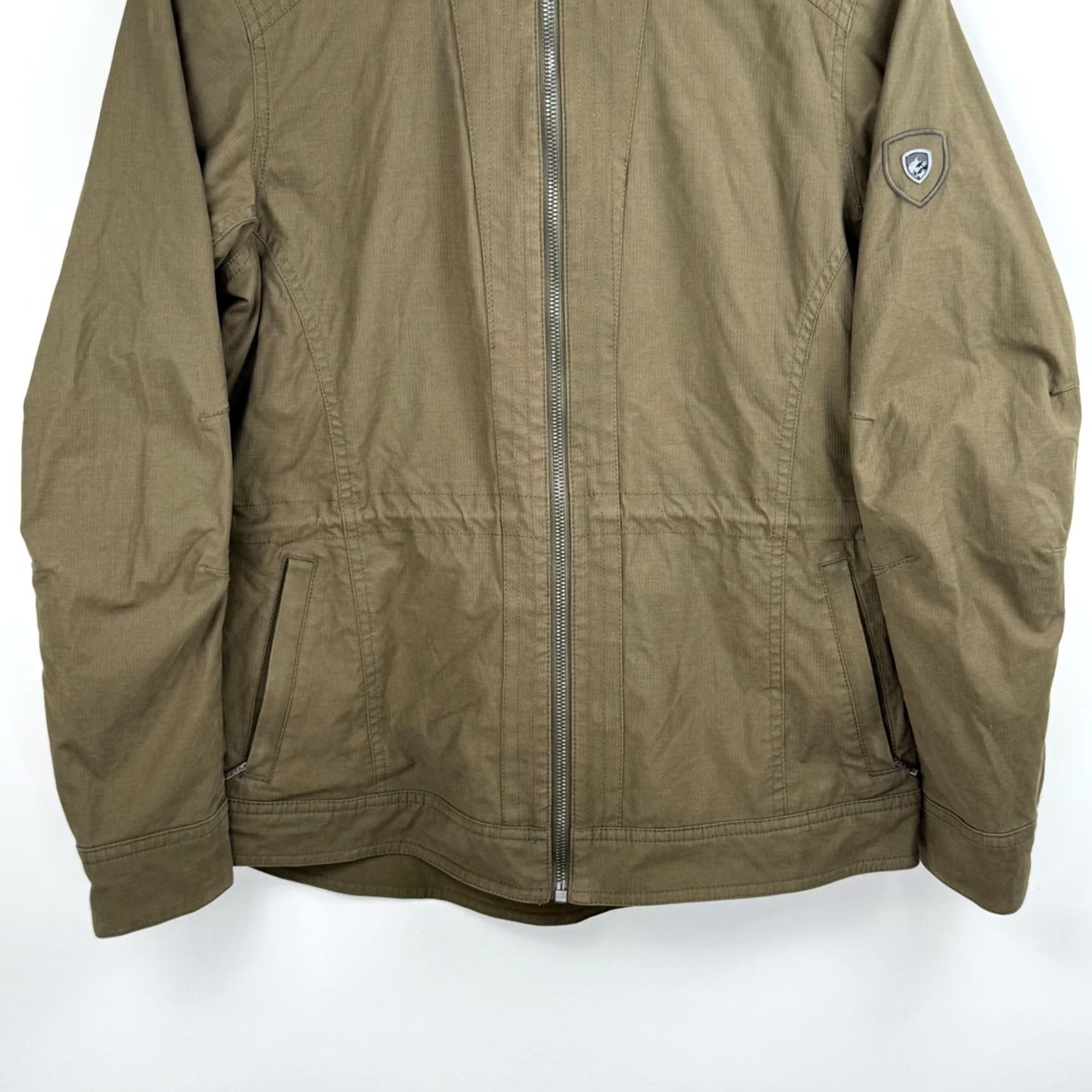 Vintage VINTAGE Kuhl Stryka Lined Jacket Womens XS Green Full Zip Hooded 2155 Size XS / US 0-2 / IT 36-38 - 3 Thumbnail