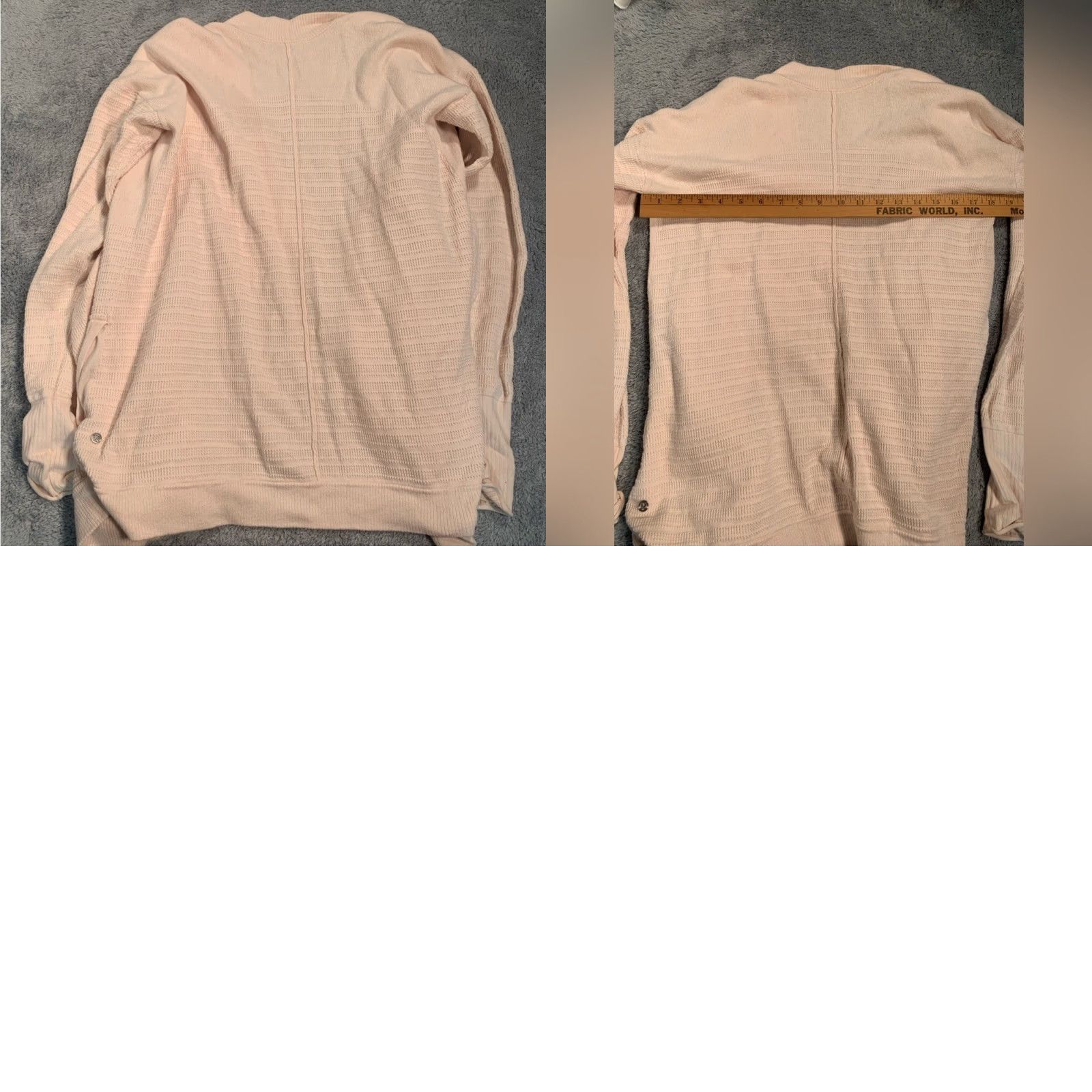 Lululemon Lululemon Athletica Cardigan Light Pink S Women Regular Pink Cardigan Women Ladies 2020s Size S / US 4 / IT 40 - 8 Thumbnail