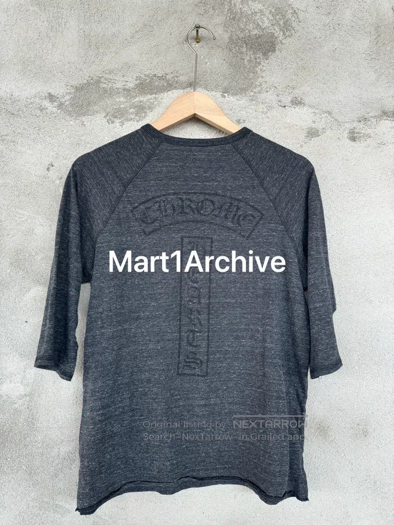 Chrome Hearts CHROME HEARTS Dark gray Sanskrit T-bar side star cropped s Size US M / EU 48-50 / 2 - 2 Thumbnail
