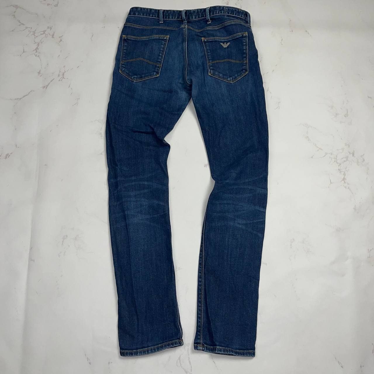 Giorgio Armani Vintage Armani Jeans Metal Logo Denim Pants Size 31 Size US 31 - 6 Thumbnail
