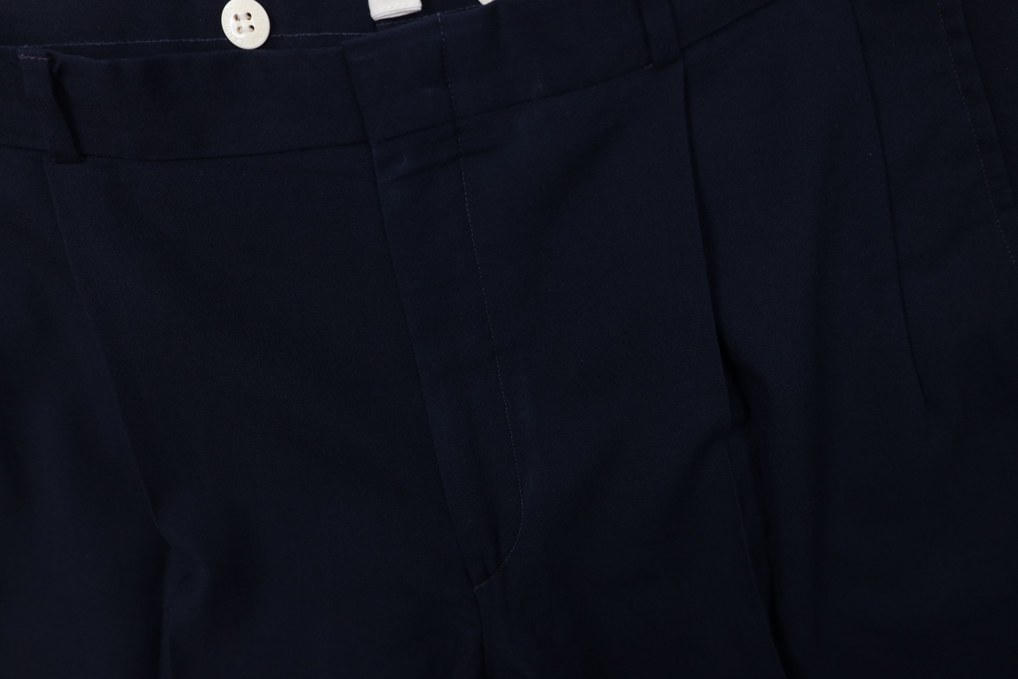 Lands' End Vintage 80s Lands End Wool Wide Leg Chino Pants Blue USA Size US 42 / EU 58 - 5 Thumbnail