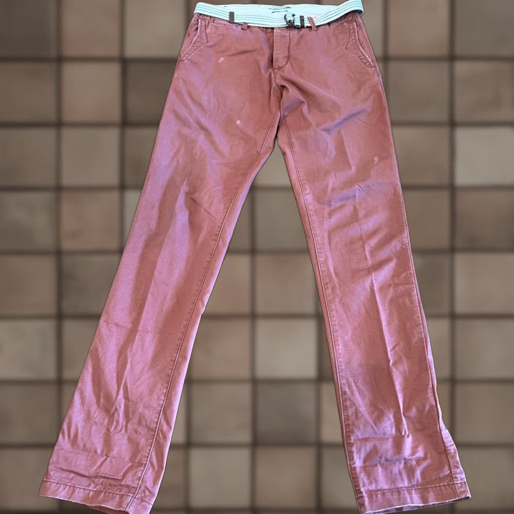 Scotch & Soda VINTAGE Scotch & Soda Men's Chino Trousers Size W30 L34 Skinny Fit Orange Cotton 90s Casual Size US 30 / EU 46 - 1 Thumbnail