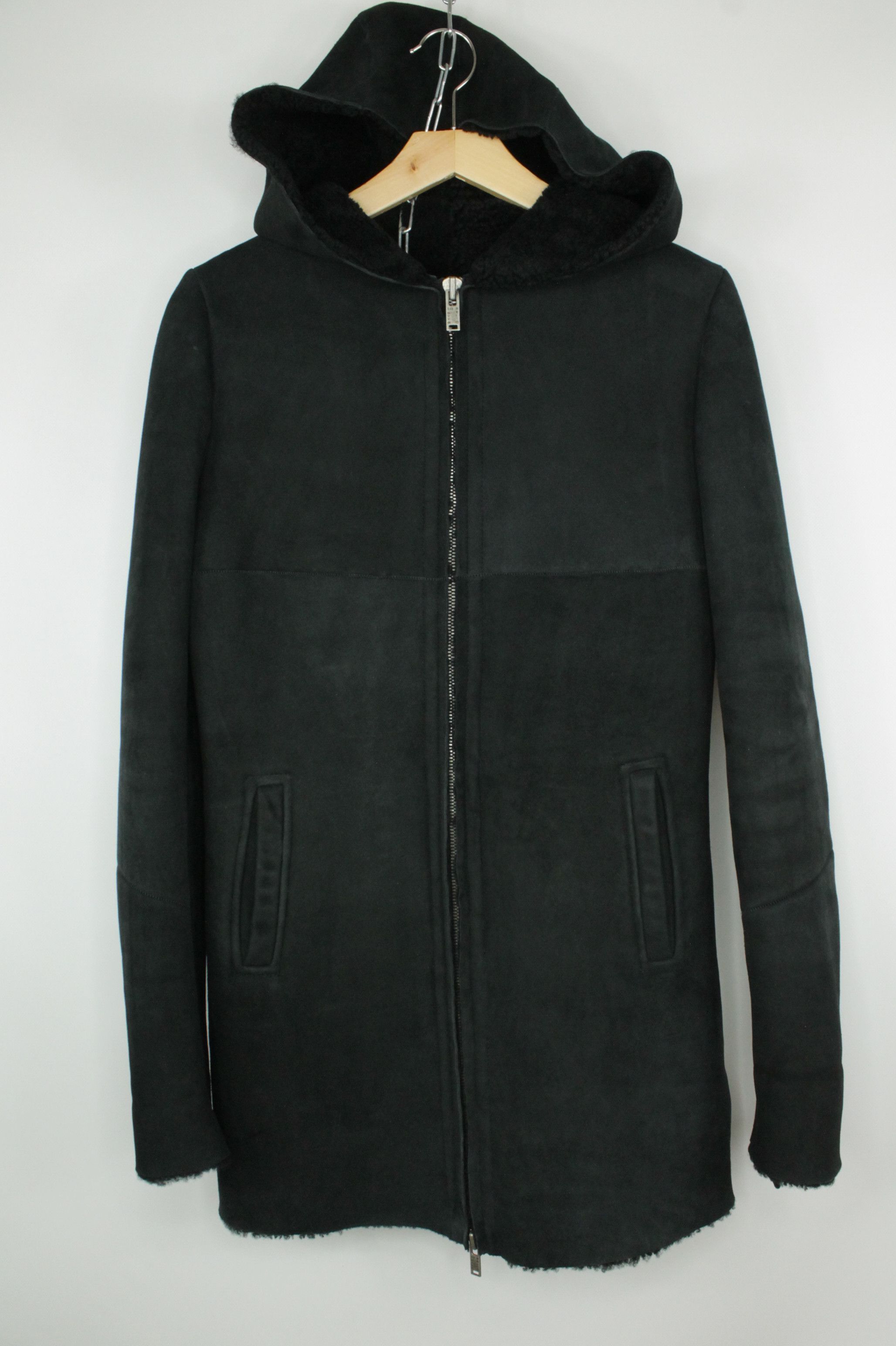 10sei0otto 10sei0otto Overlock Leather shearling Jacket Winter Hooded Size XS / US 0-2 / IT 36-38 - 1 Thumbnail