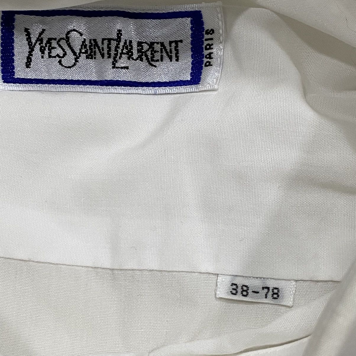 Vintage × Yves Saint Laurent Vintage Made In Japan Yves Saint Laurent Long Sleeve Shirt Size US M / EU 48-50 / 2 - 7 Thumbnail