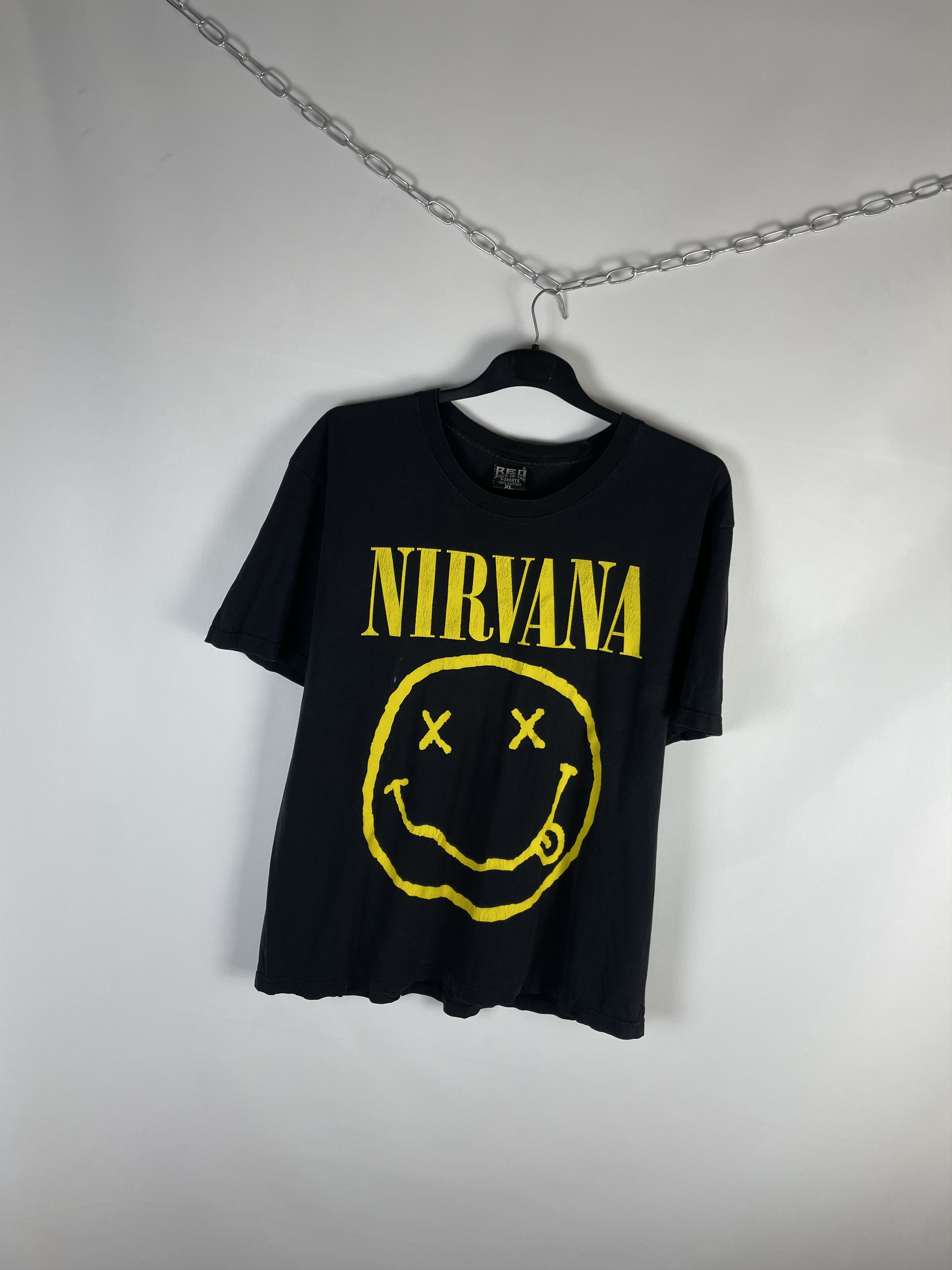 Band Tees Mens Vintage Nirvana T Shirt rock band tee Size US XL / EU 56 / 4 - 2 Thumbnail