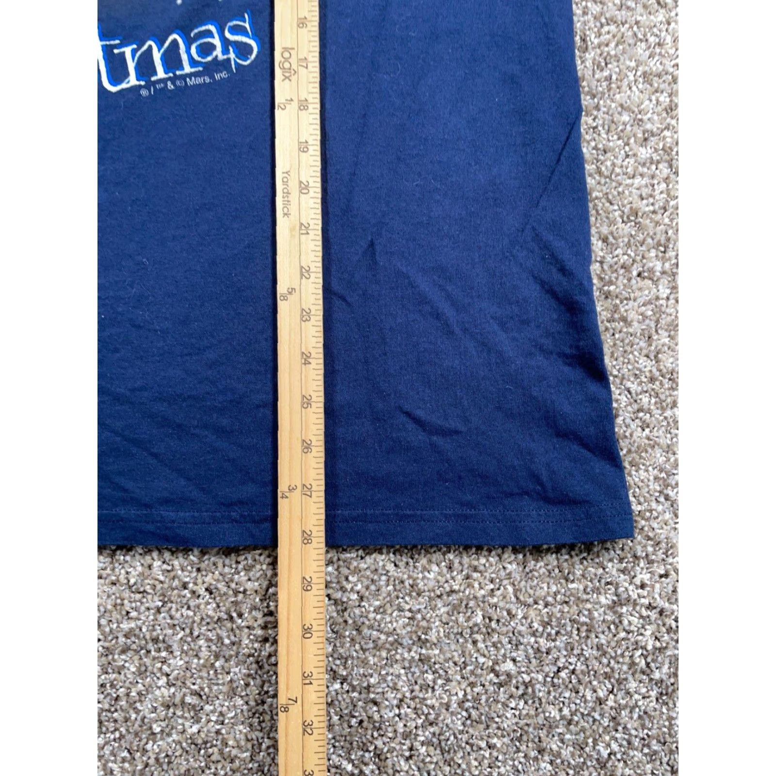 Vintage VINTAGE M&M's Blue Christmas T-Shirt Men 2XL Crew Neck Short Sleeve Holiday Retro Santa Clause Logo Graphic Print Cotton Jersey Size US XXL / EU 58 / 5 - 7 Thumbnail