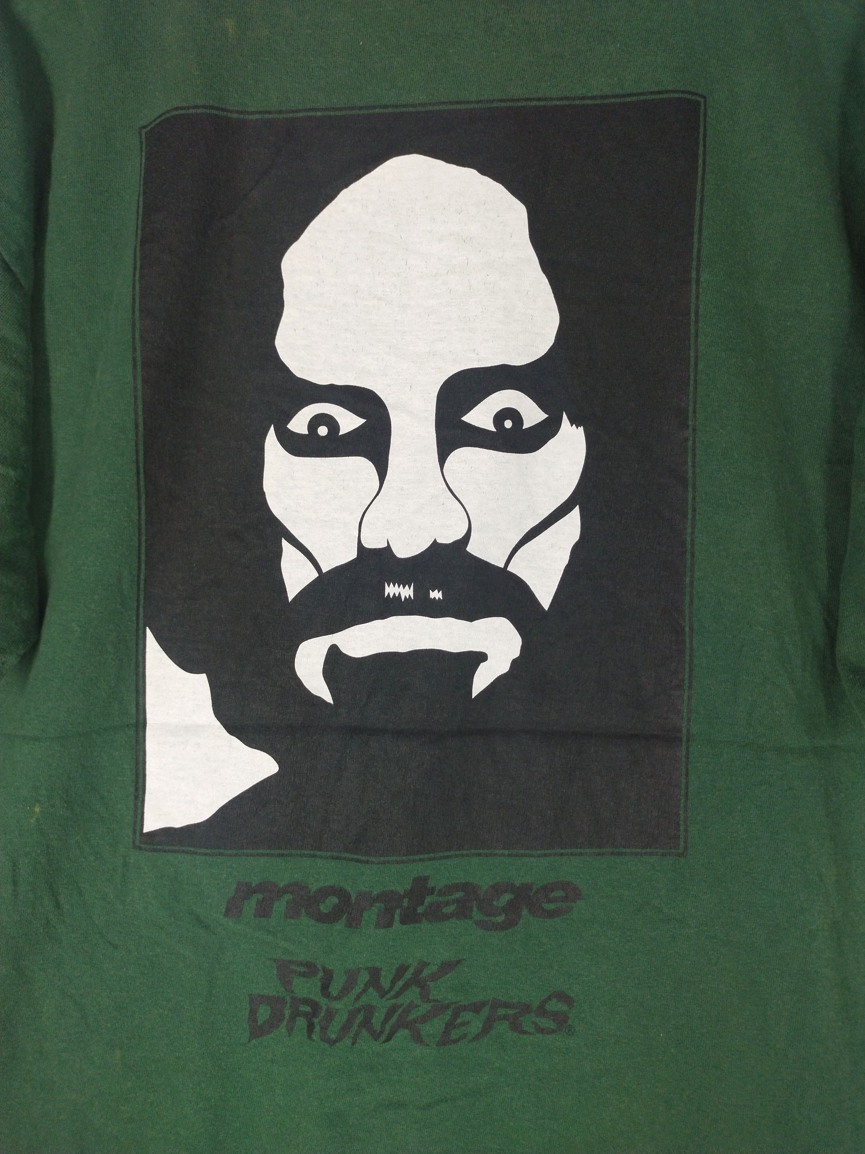 Japanese Brand Vintage Montage Punk Drunkers Shirt Rare Size US M / EU 48-50 / 2 - 9 Thumbnail