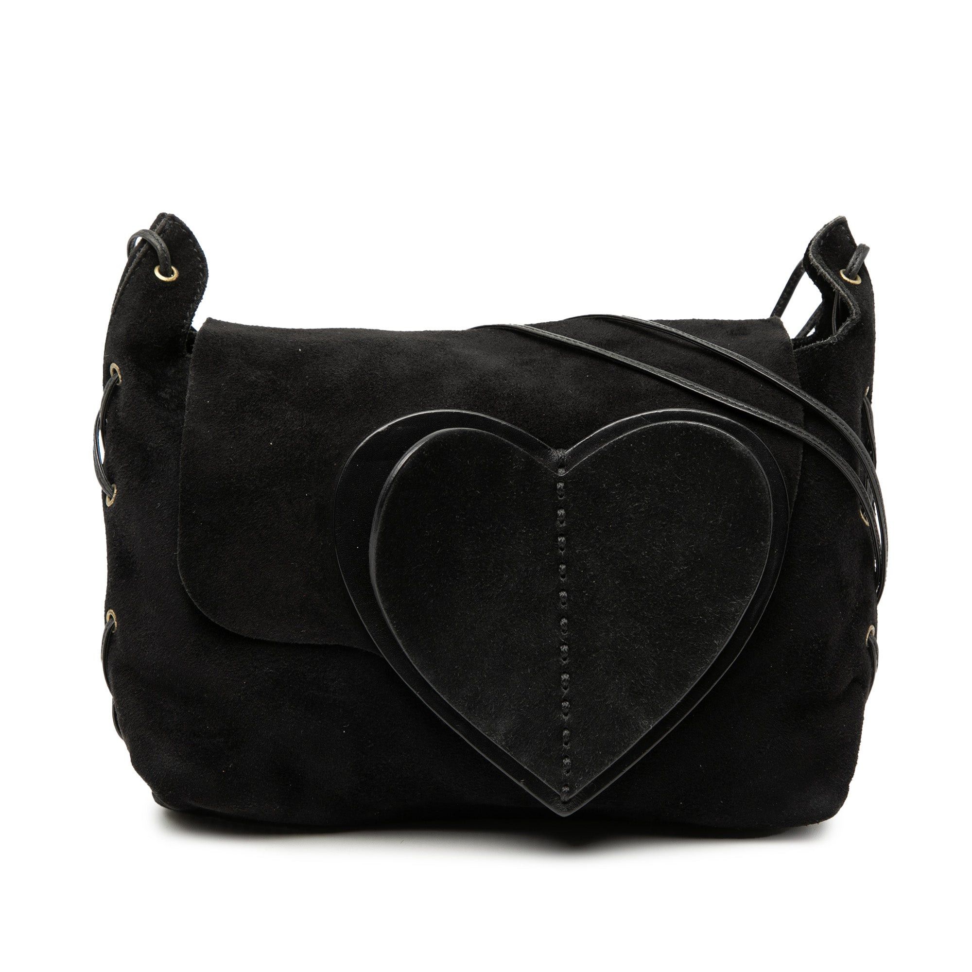 Gucci Suede Heart Crossbody Size ONE SIZE - 1 Thumbnail